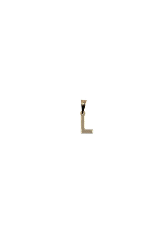 Dije inicial de oro sólido en 10 kilates con "L".png