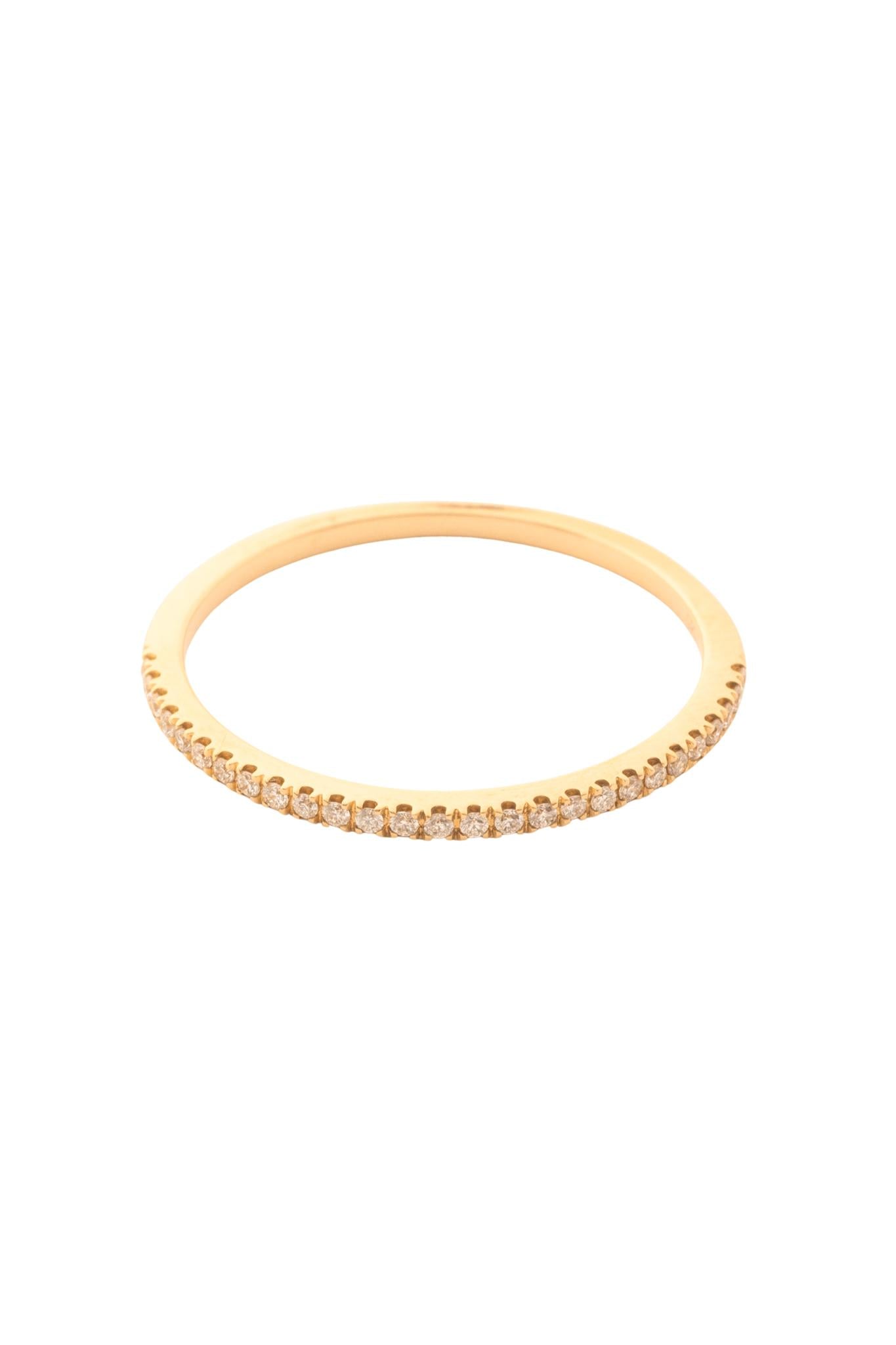 Anillo churumbela de oro sólido en 14 kilates con diamantes F/G-VS D;0.10 CT montados en oro amarillo..png
