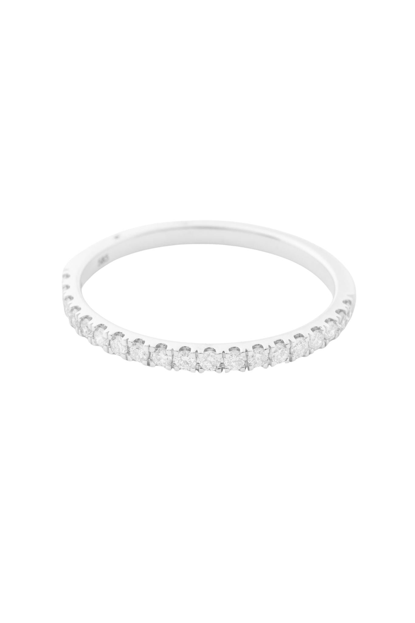 Anillo churumbela de oro sólido en 14 kilates con diamantes F/G-VS D;0.25 CT montado en oro blanco..png