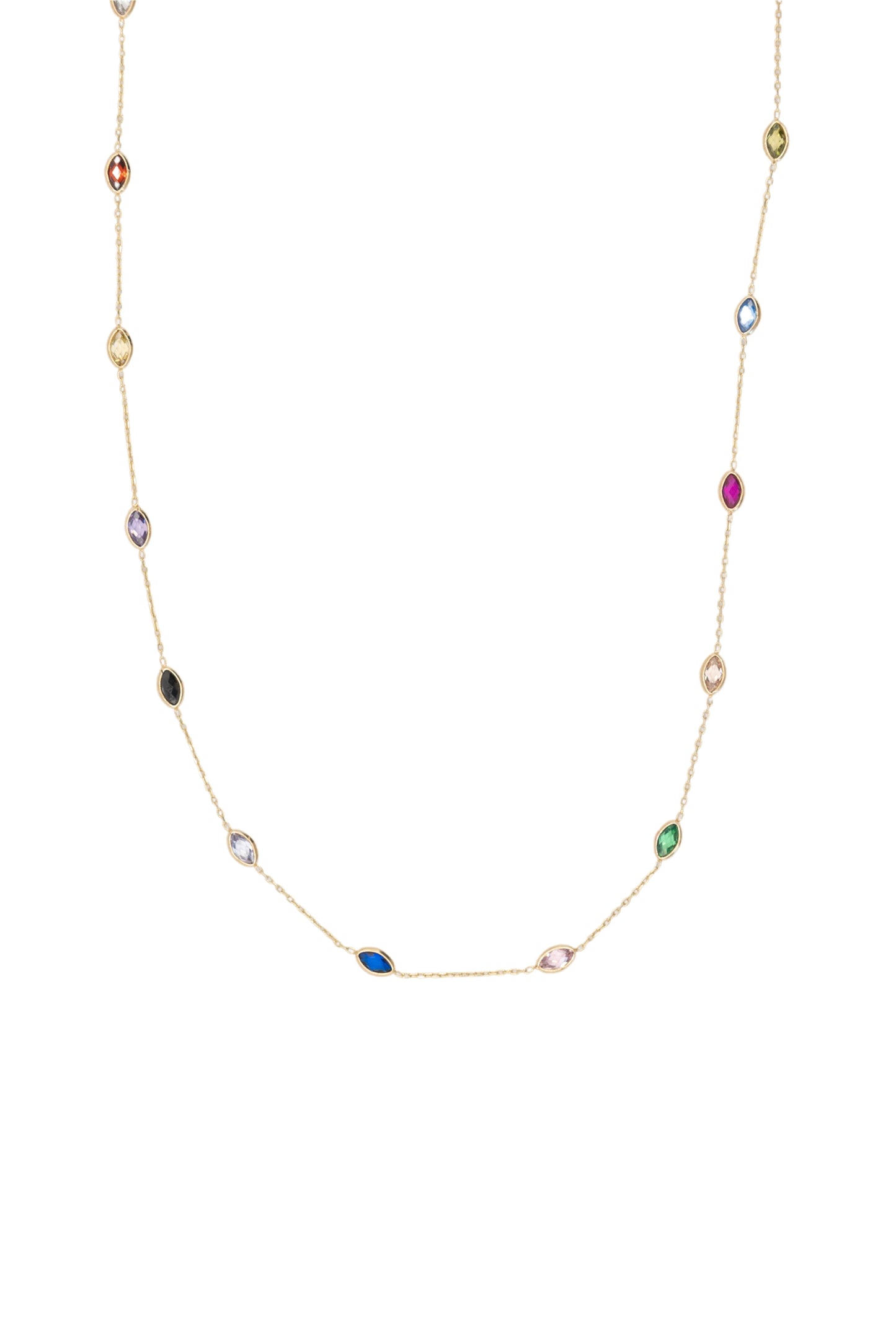 Gargantilla 10 kilates dijes de semillas zirconias de colores..png