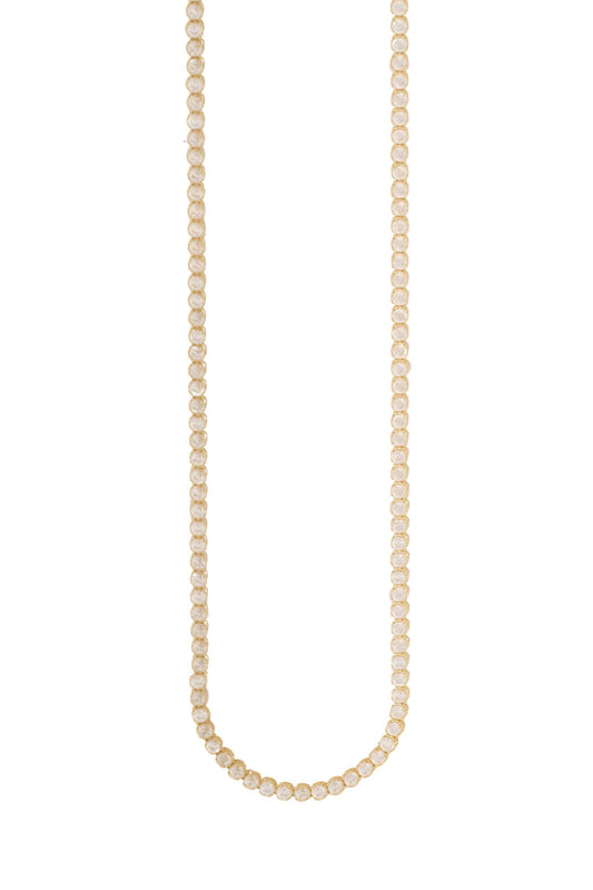 Gargantilla 10 kilates, zirconias blancas en tenis, oro amarillo..png