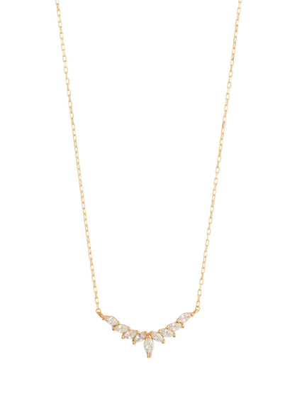 Gargantilla 10 kilates zirconias en forma de semillas y guirnalda.png