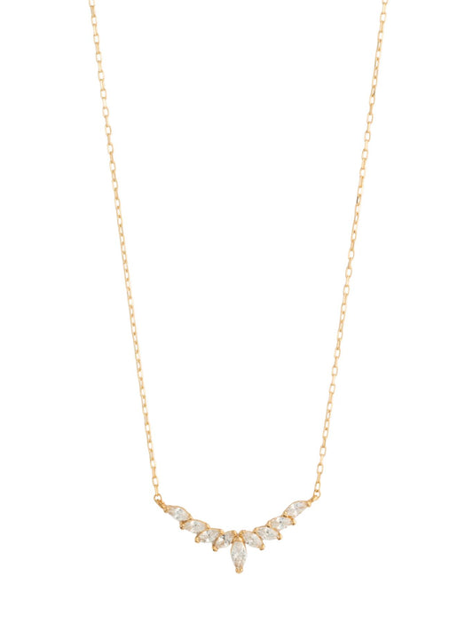 Gargantilla 10 kilates zirconias en forma de semillas y guirnalda.png