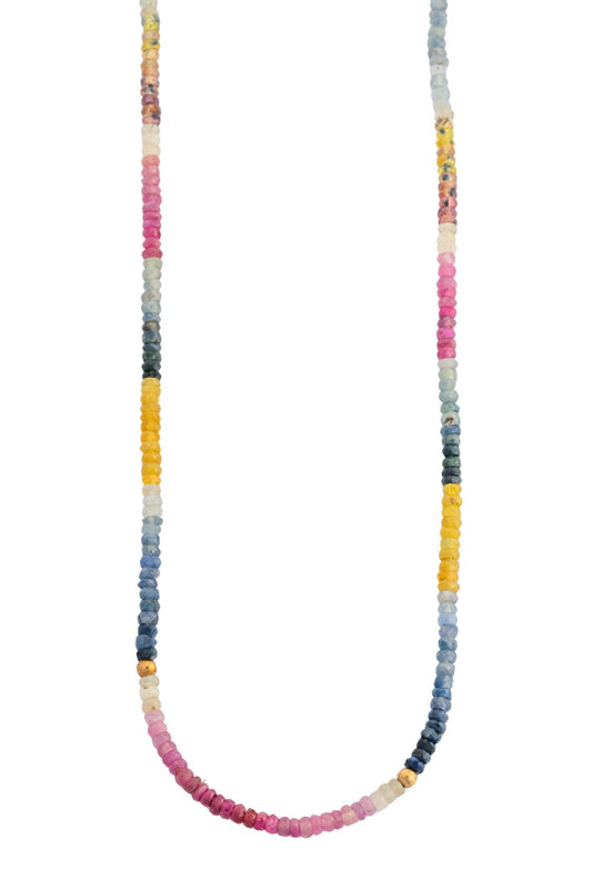 Gargantilla 14K con zafiros multicolor y bolitas de oro amarillo dispersas..png