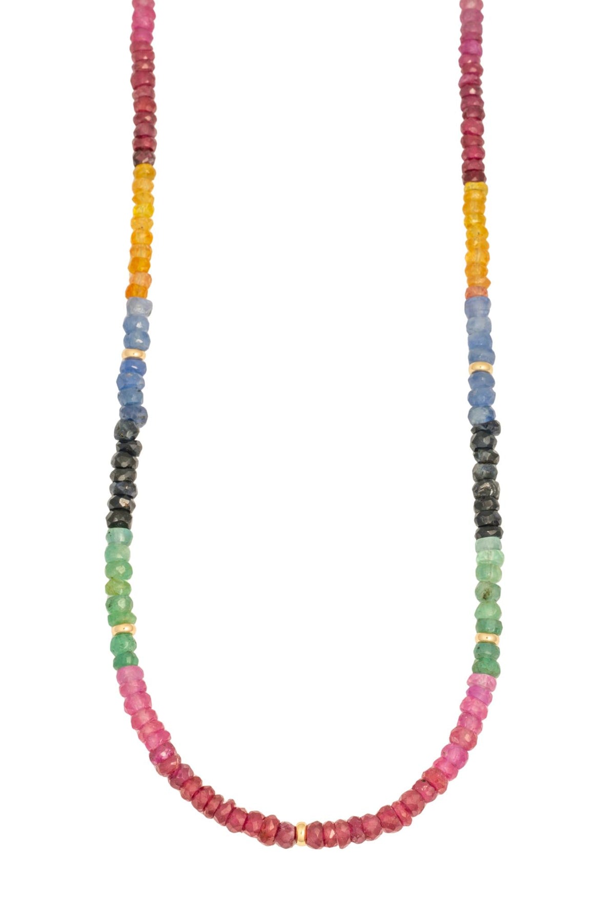 Gargantilla 14K con zafiros multicolor y cuentas de oro amarillo dispersas..png