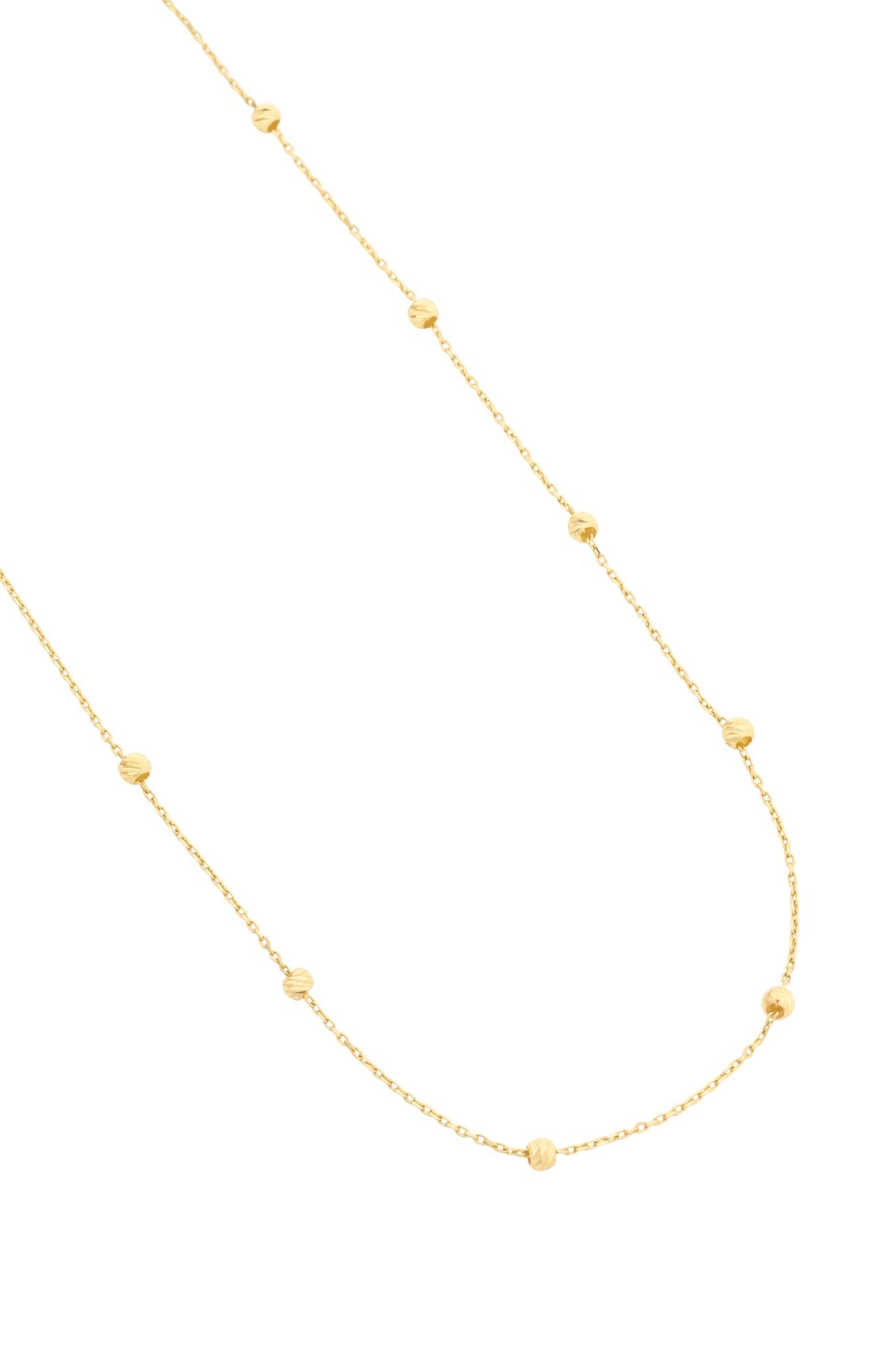 Gargantilla en 10 kilates con bolitas diamantadas.png