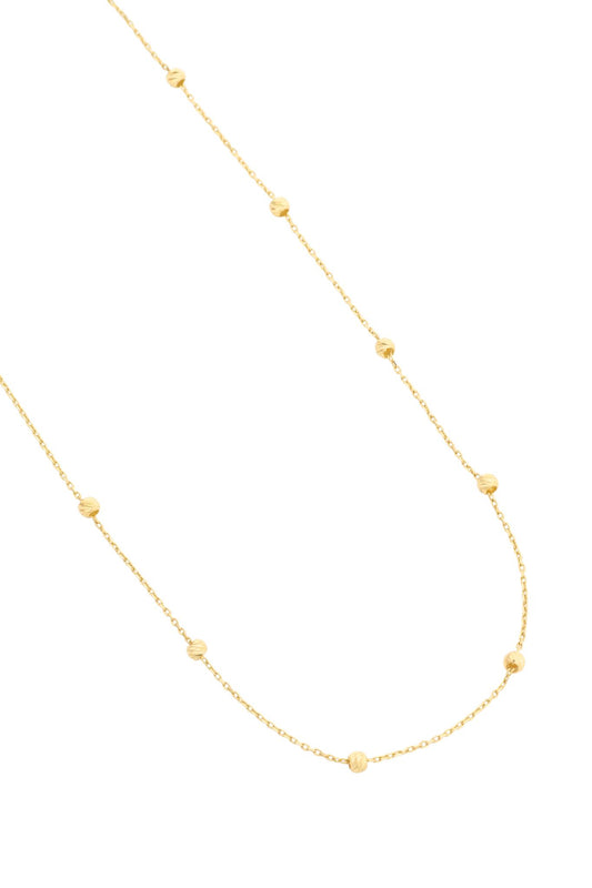Gargantilla en 10 kilates con bolitas diamantadas.png