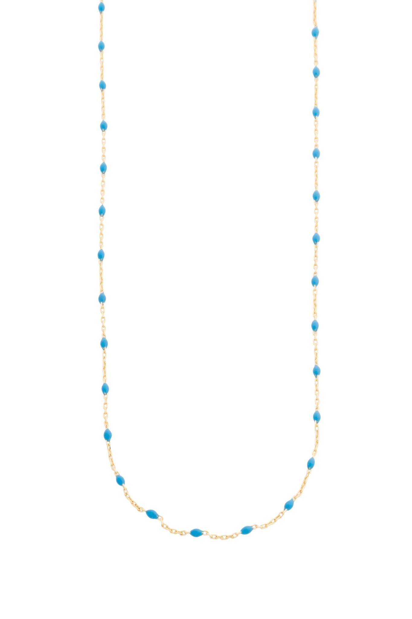 Gargantilla en 10 kilates con bolitas esmaltadas azules.png