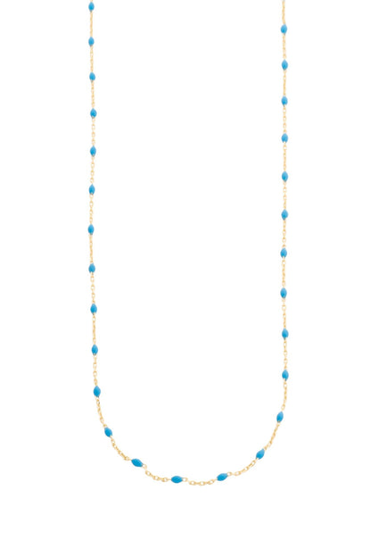 Gargantilla en 10 kilates con bolitas esmaltadas azules.png