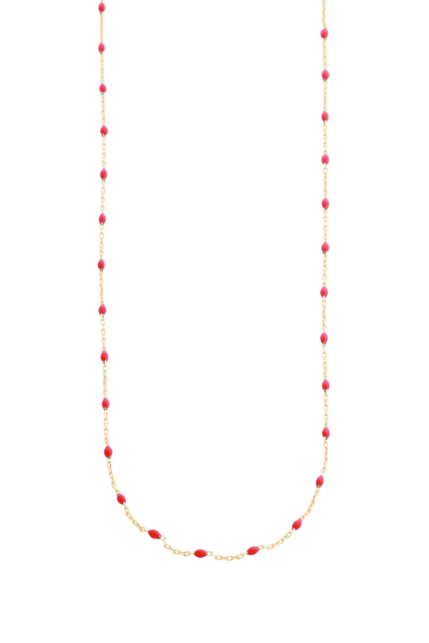 Gargantilla en 10 kilates con bolitas esmaltadas rojas.png