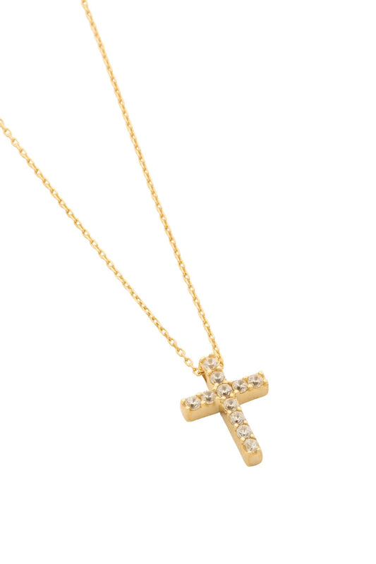 Gargantilla en 10 kilates con cruz de zirconias blancas.png