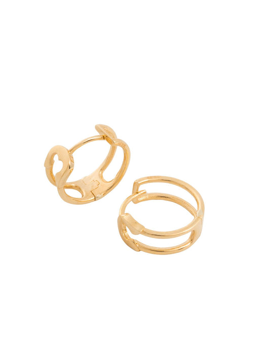 Huggie 10 kilates forma de clip doble.png