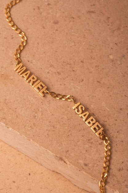 Pulsera personalizada 10 kilates.