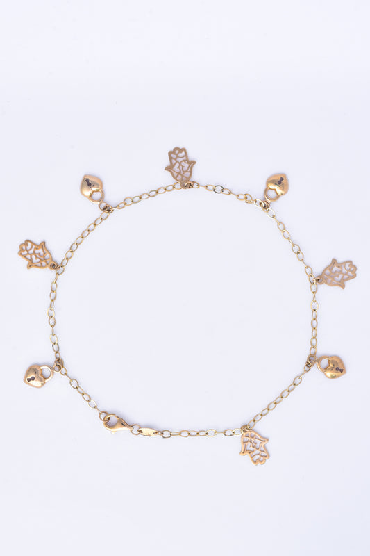 PULSO MANO FATIMA Y CORAZON