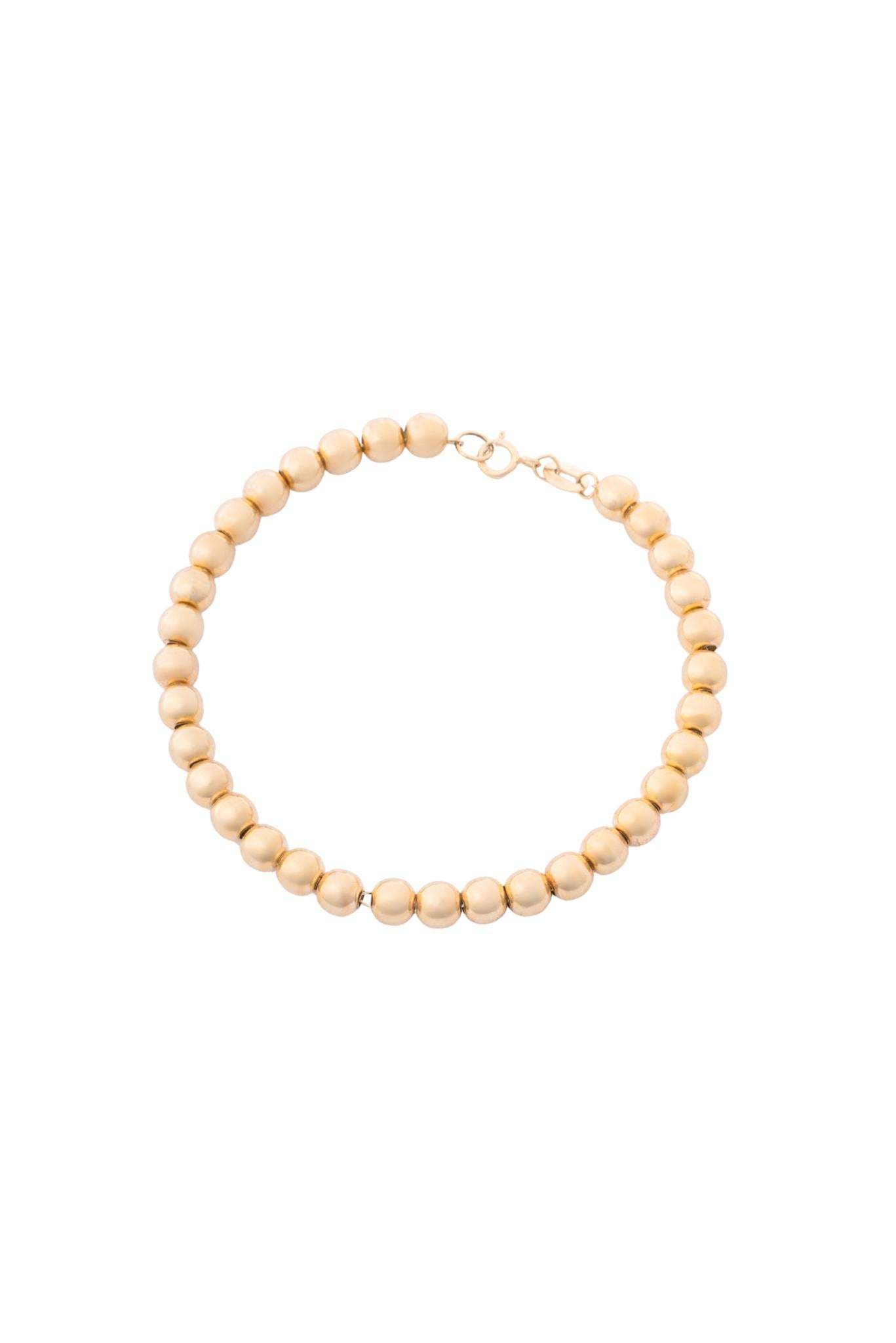 Pulsera 10K con bolitas lisas medianas..png