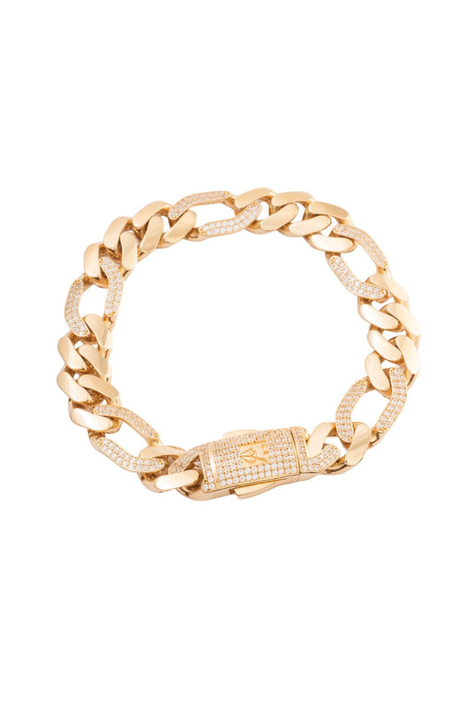 Pulsera 10 kilates cartier tres y uno, con eslabón alargado tupido de zirconias gruesa..png