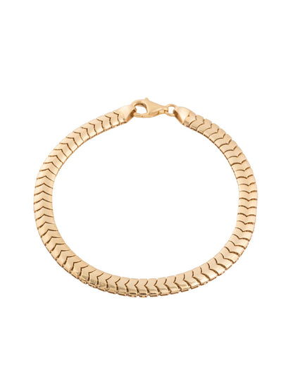 Pulsera 10 kilates eslabones de flechas lisas.png