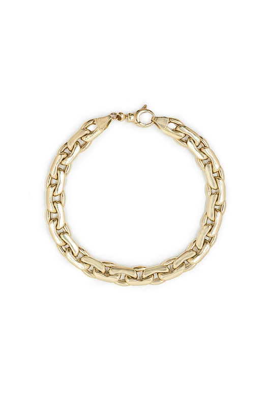 Pulsera 10 kilates tejido cubano liso..png