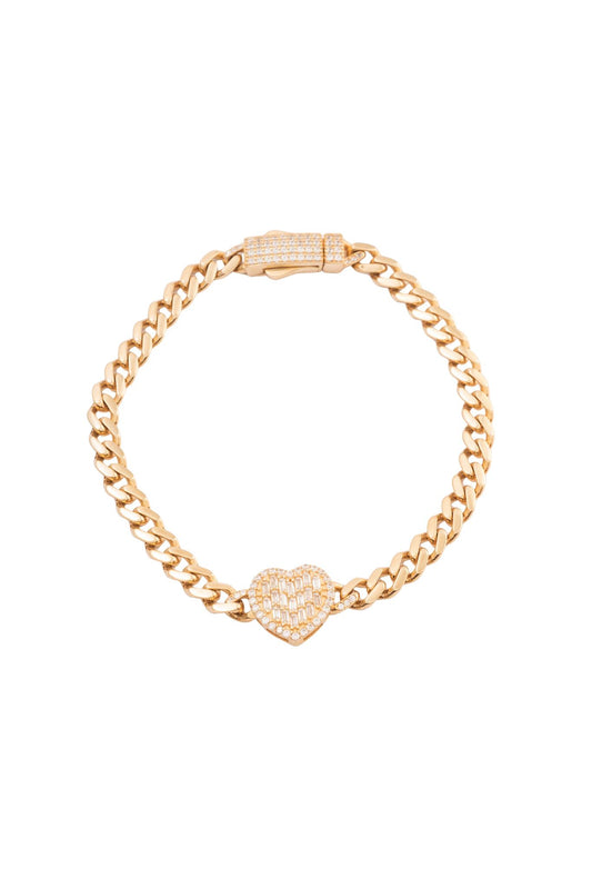 Pulsera 10 kilates tejido cubano y centro corazón..png