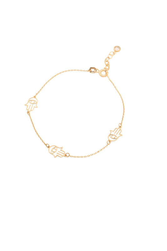 Pulsera 10 kilates tres siluetas de mano de fátima.png