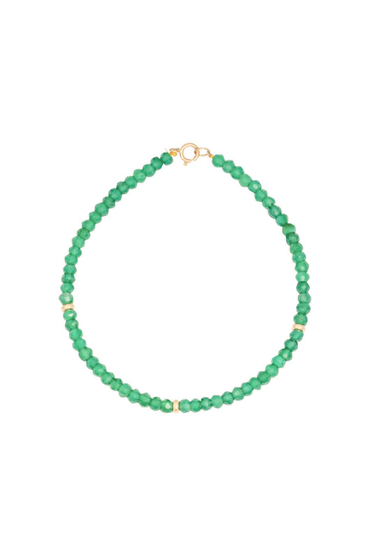 Pulsera 14K con esmeraldas y cuentas de oro amarillo dispersas..png