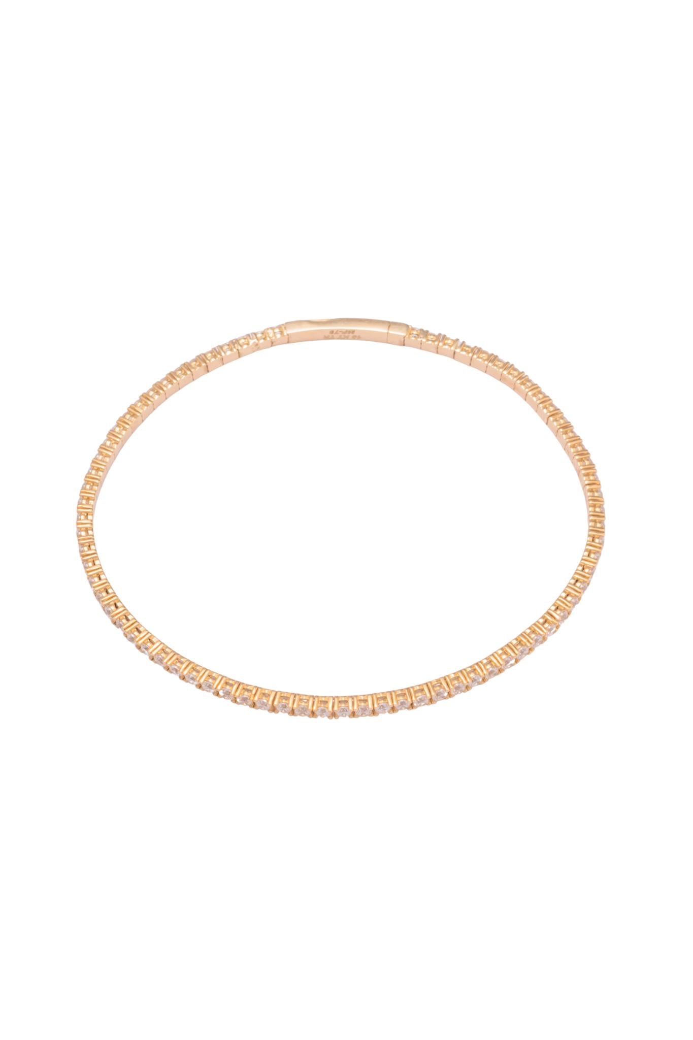 Pulsera de oro sólida en 10 kilates con estilo de aro de tenis.png