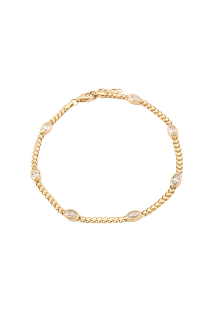 Pulsera de oro sólido en 10 kilates con eslabón de esferas enlazadas y zirconias blancas en forma de semilla..png