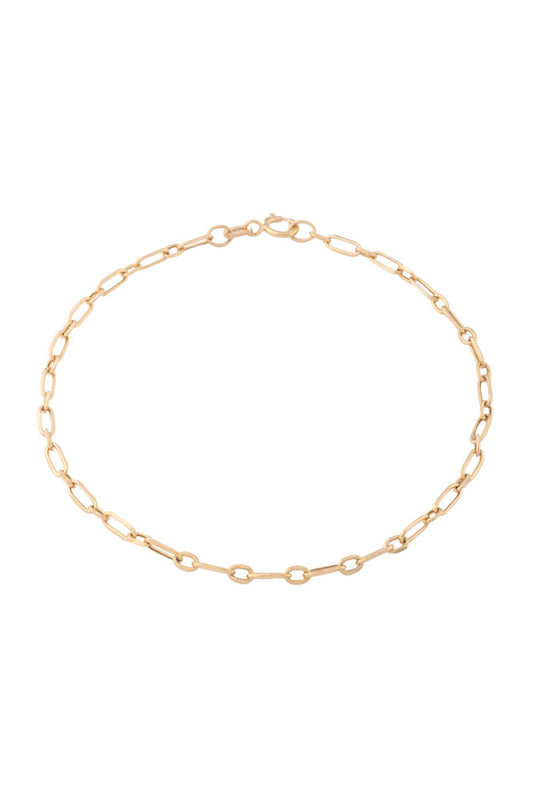 Pulsera de oro sólido en 10 kilates con eslabón rectangular eslabón circular finos intercalados..png