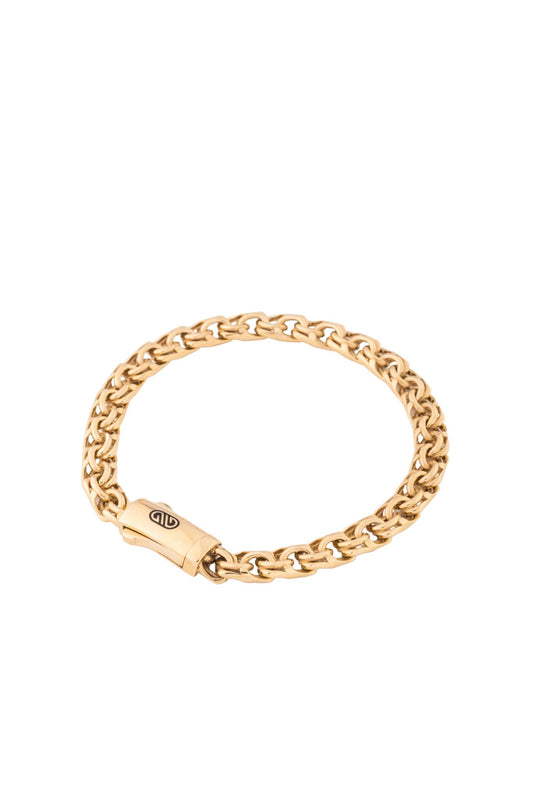 Pulsera de oro sólido en 10 kilates tejido chino oro amarillo..png