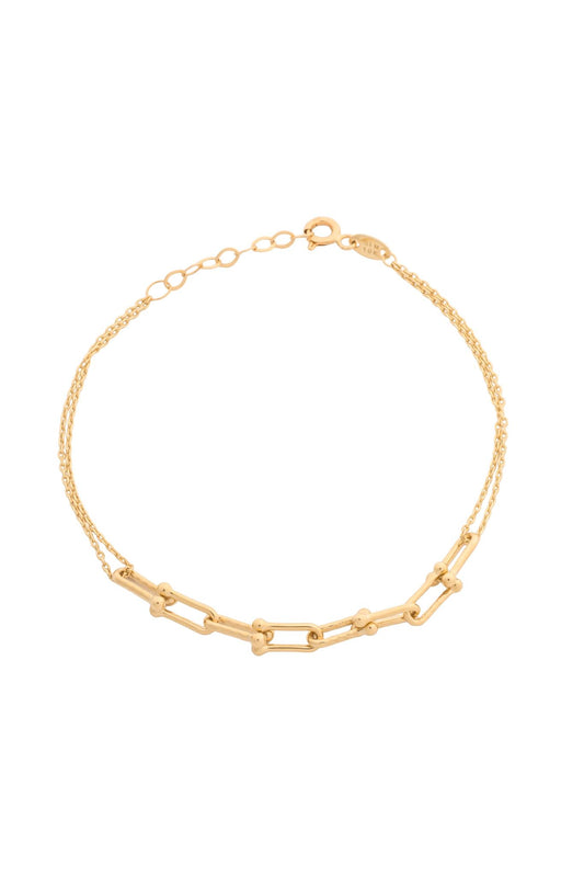Pulsera en 10 kilates con eslabones alargados y doble cadena.png