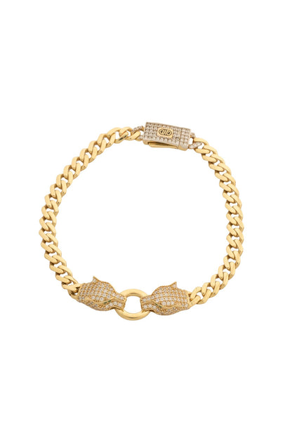 Pulsera en 10 kilates con tejido cubano y pantera de zirconias.png