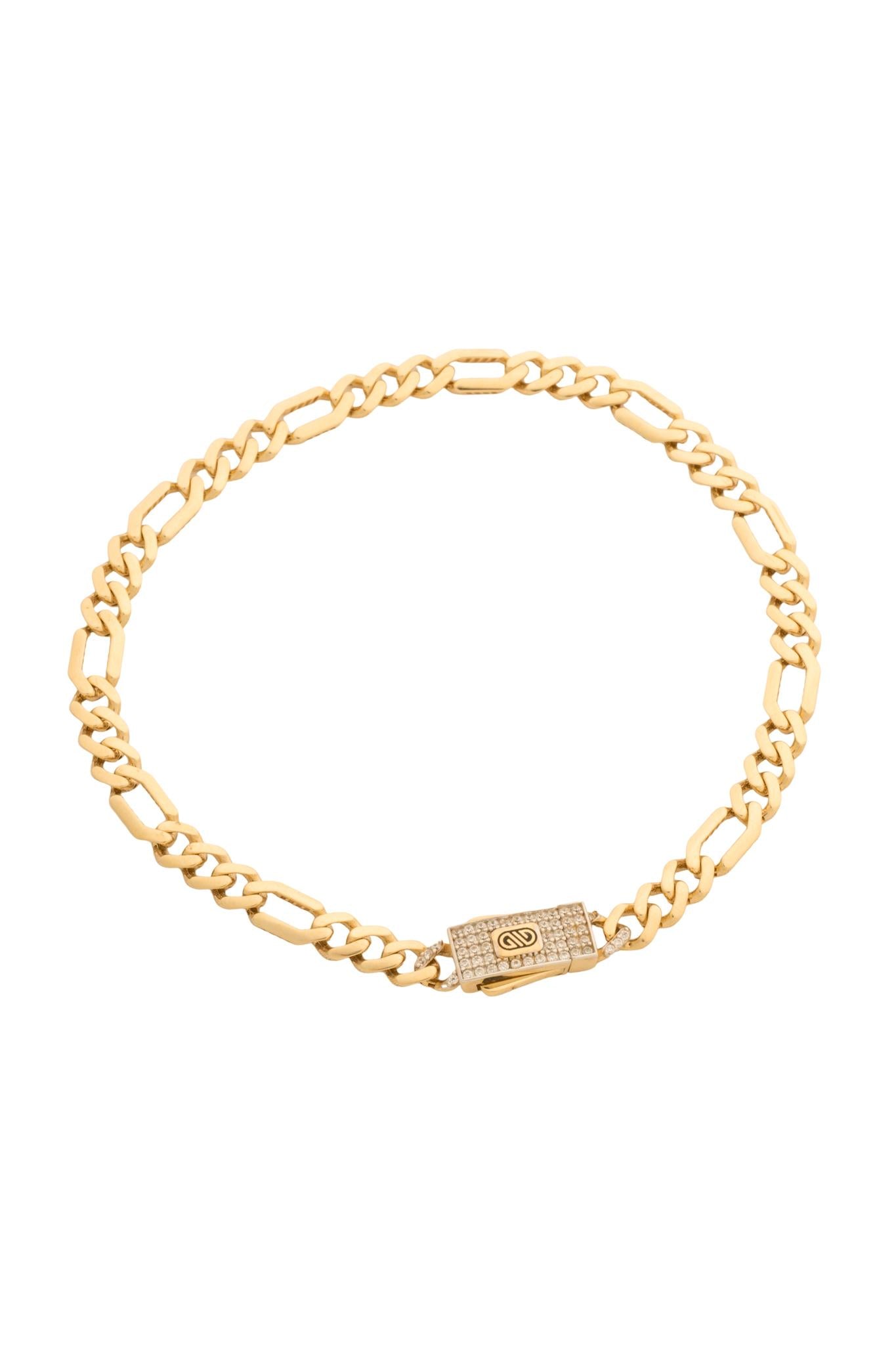Pulsera en 10 kilates tejido cartier cuadrado dama.png